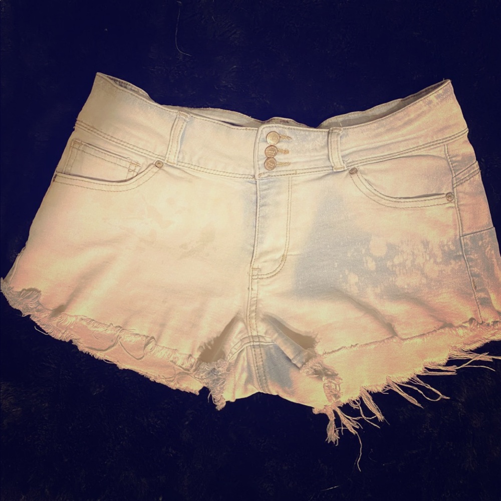 Wax Jean Shorts